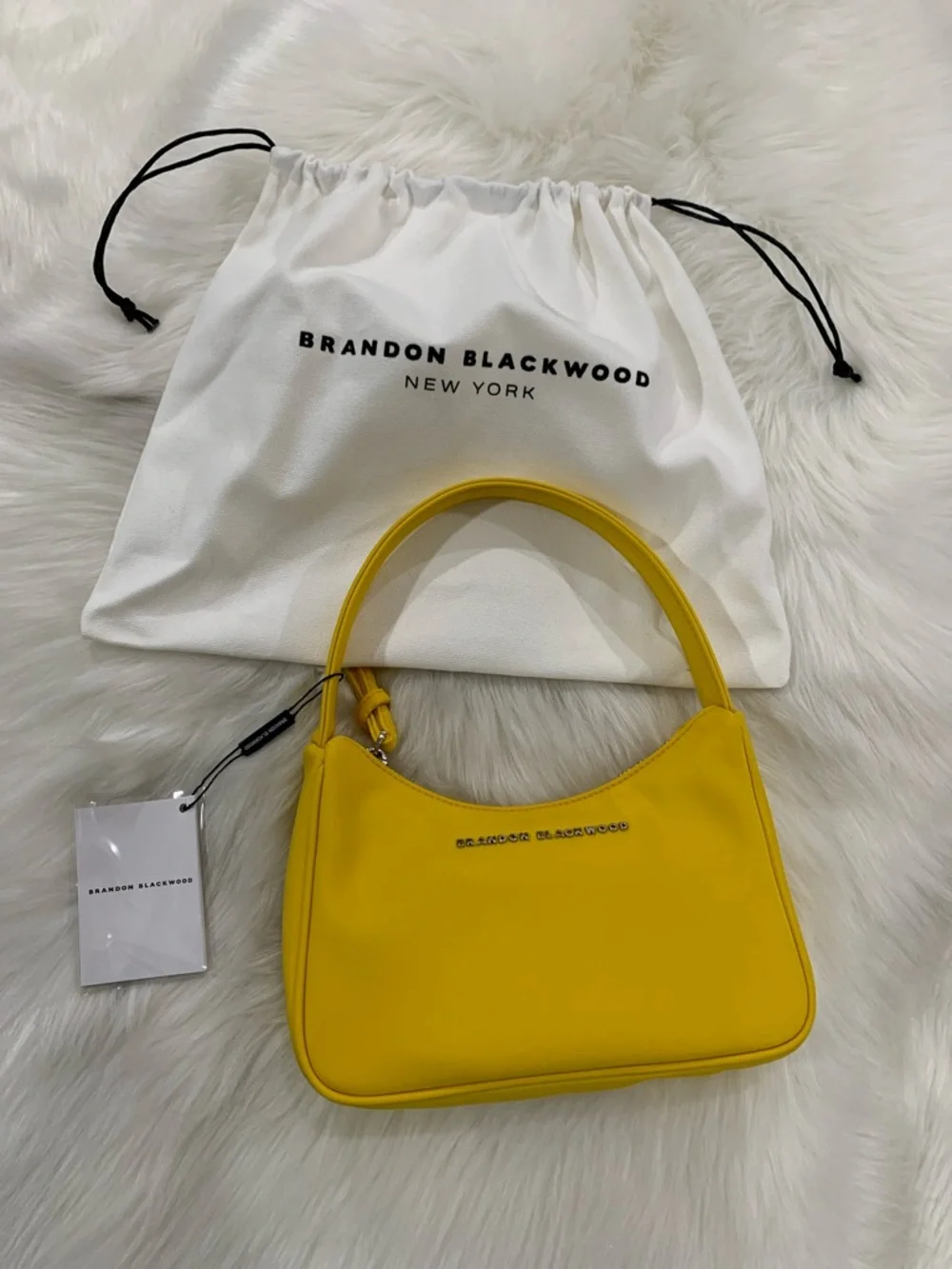 Brandon Blackwood Syl Bag In Yellow Nylon - Picture 1 of 15